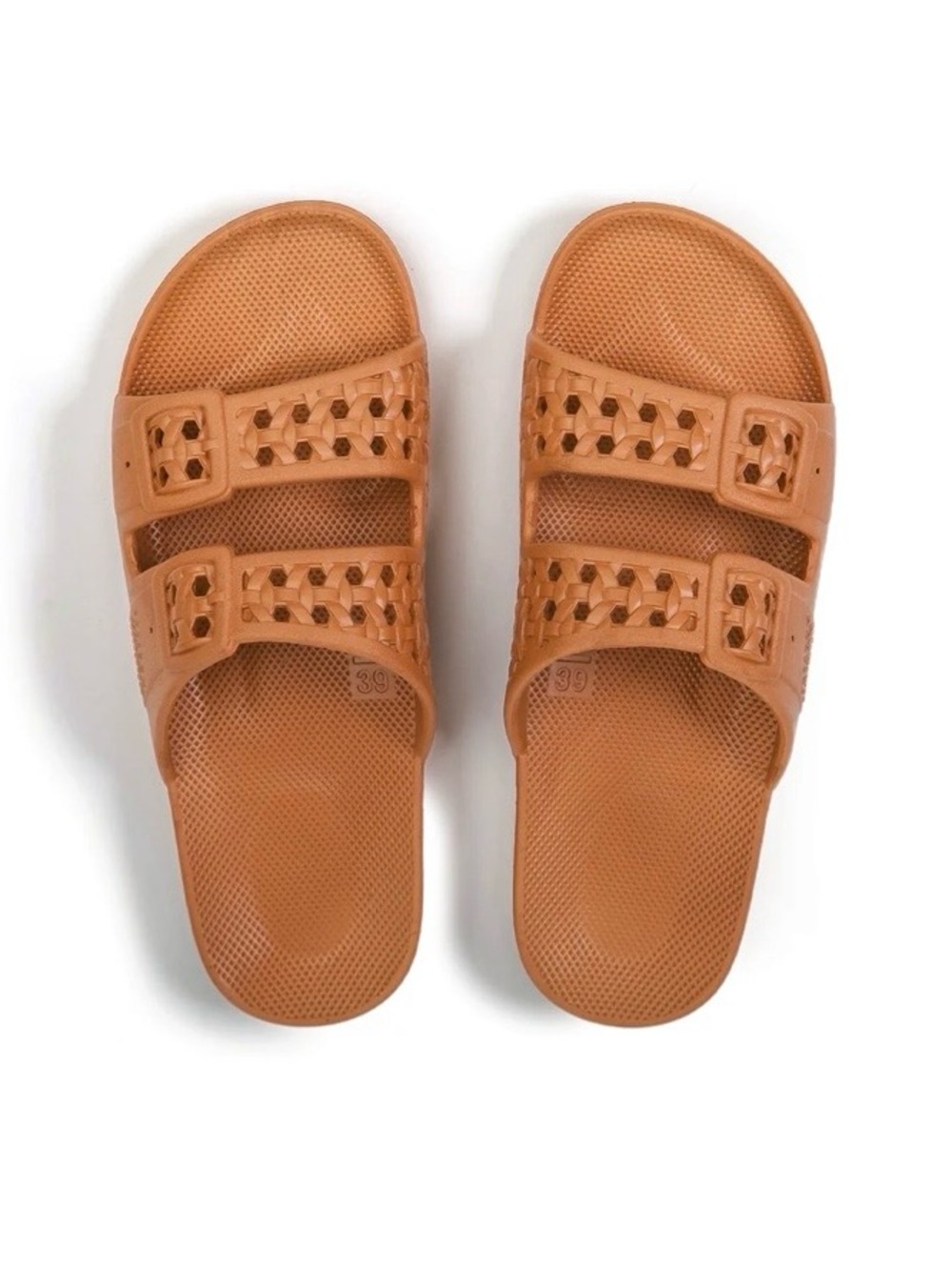 Freedom Moses 39/40 Paz Toffee Slides Sandals